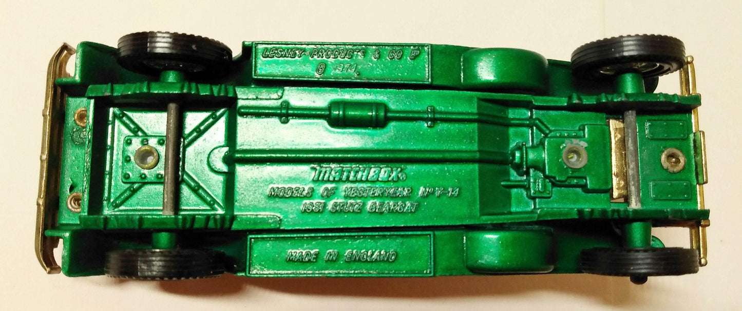Lesney Matchbox Models of Yesteryear Y14 1931 Stutz Bearcat Coupe - TulipStuff