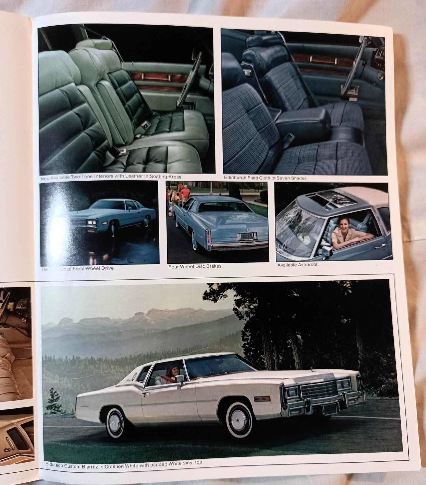 1977 Cadillac Eldorado Coupe Cabriolet Custom Biarritz Sales Brochure - TulipStuff