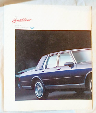 1988 Chevrolet Caprice Classic Brougham Wagon Dealer Sales Brochure - TulipStuff