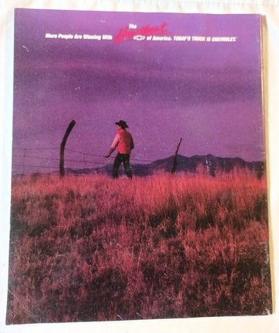 1991 Chevy Trucks Compact And Full-size Pickup Dealer Sales Brochure - TulipStuff
