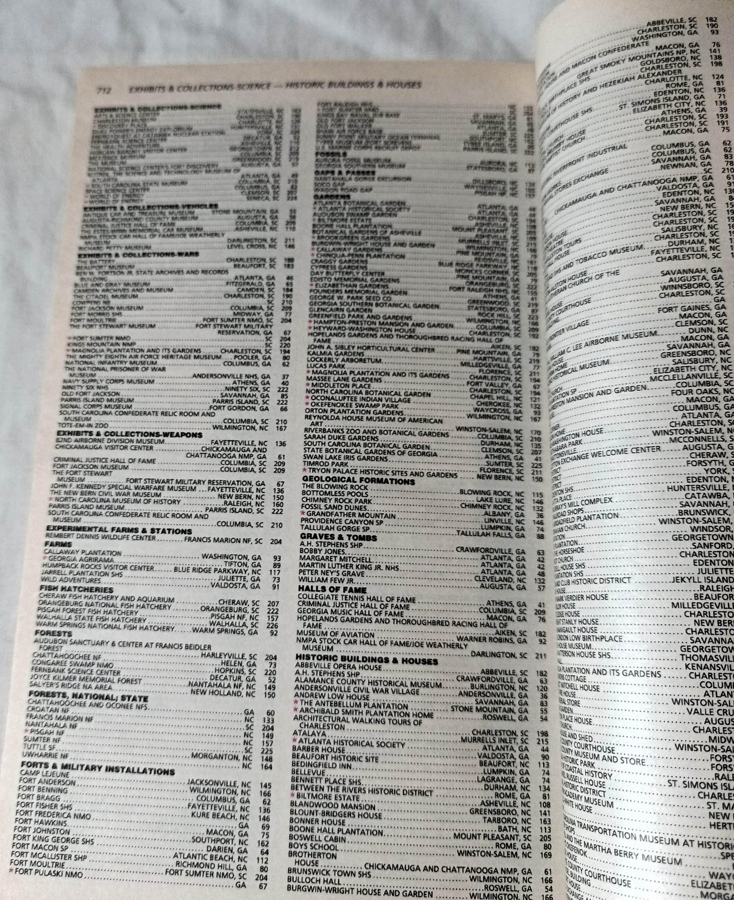 AAA TourBook 1999 Georgia North Carolina South Carolina Travel Guide - TulipStuff