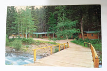 Load image into Gallery viewer, Absaroka Lodge and Cabins Yellowstone Park Wyoming 1960's Postcard - TulipStuff