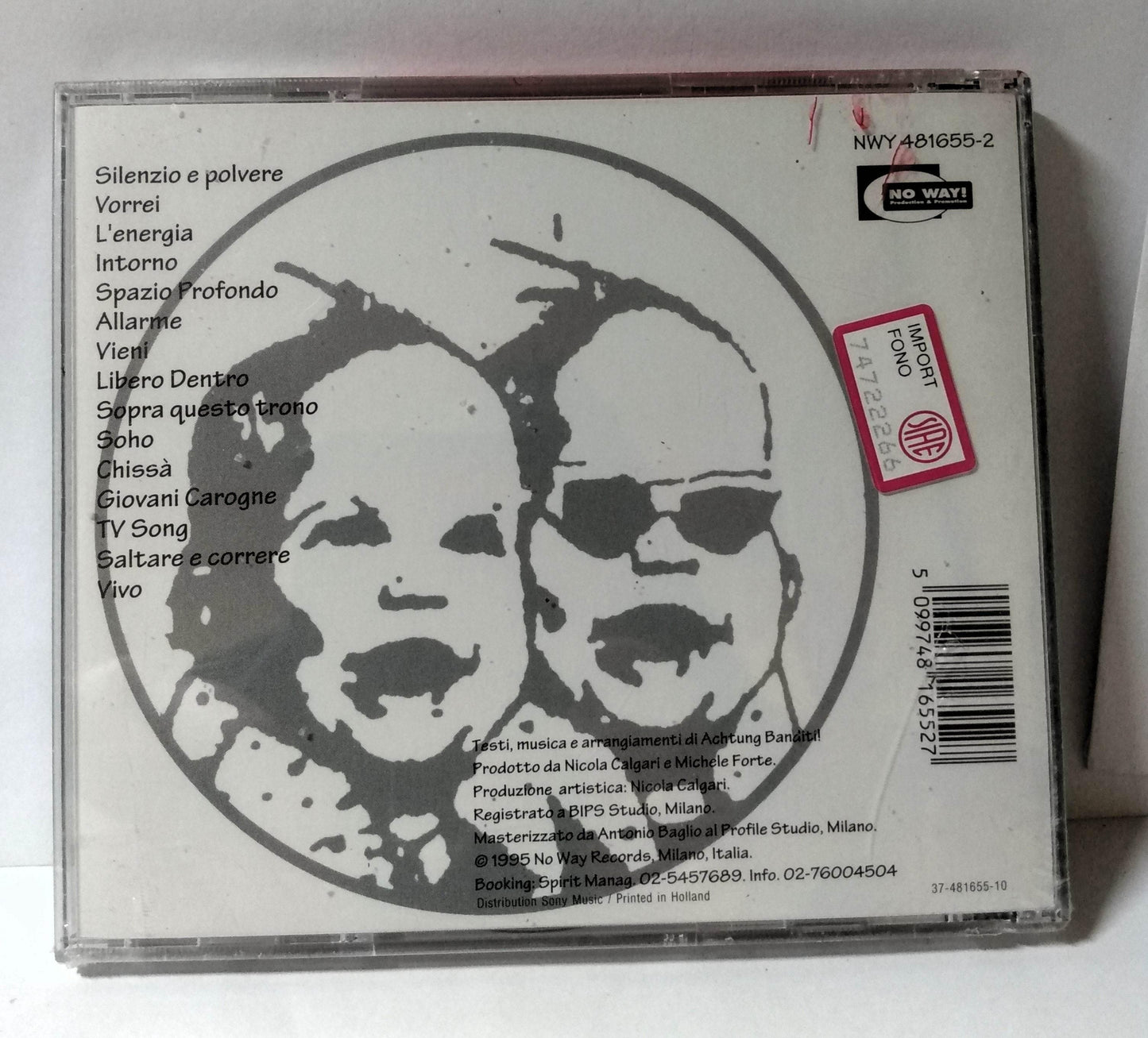 Achtung Banditi! S/T Italian Alternative Rock Punk Album CD 1995 - TulipStuff