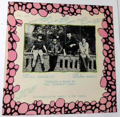 Action Pact Cocktail Credibility / Consumer Madness 7" Vinyl Fallout 1984 - TulipStuff