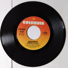 Load image into Gallery viewer, Aerosmith Back In The Saddle / Nobody's Fault 7" Vinyl Columbia 1977 - TulipStuff