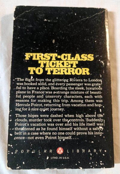 Agatha Christie Death In The Air Paperback Popular Library 1970's - TulipStuff