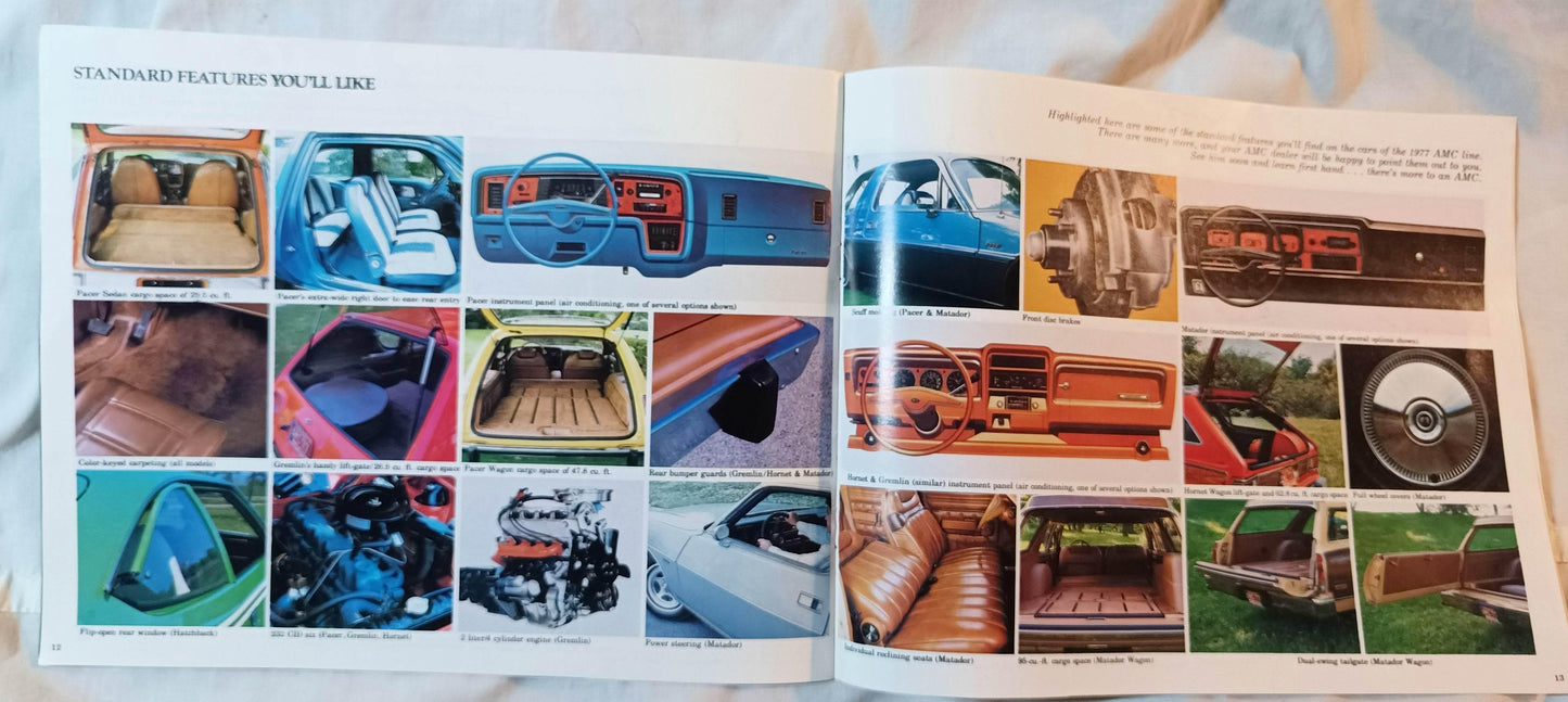 American Motors 1977 AMC Passenger Cars Auto Show Edition Brochure - TulipStuff