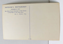 Load image into Gallery viewer, Antoine's Restaurant New Orleans Louisiana Postcard Vintage - TulipStuff