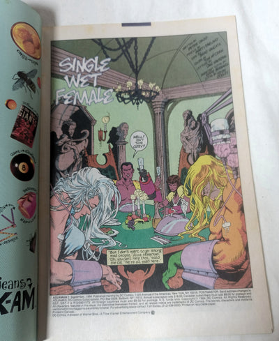 Aquaman #2 September 1994 (3rd Series) Single Wet Female DC Comics - TulipStuff