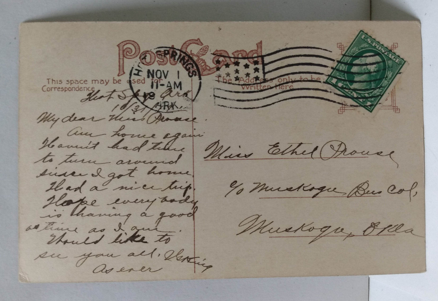 Arlington Hotel Bath House Spa Hot Springs Arkansas Postcard 1910's - TulipStuff