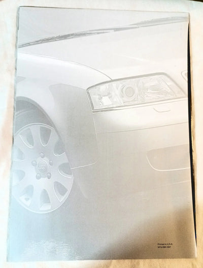 Audi 1998 Full Line Dealer Sales Brochure A4 Avant Cabriolet A6 A8 - TulipStuff