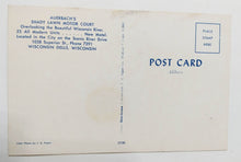 Load image into Gallery viewer, Auerbach's Shady Lawn Motor Court Superior St Wisconsin Dells 1950's - TulipStuff