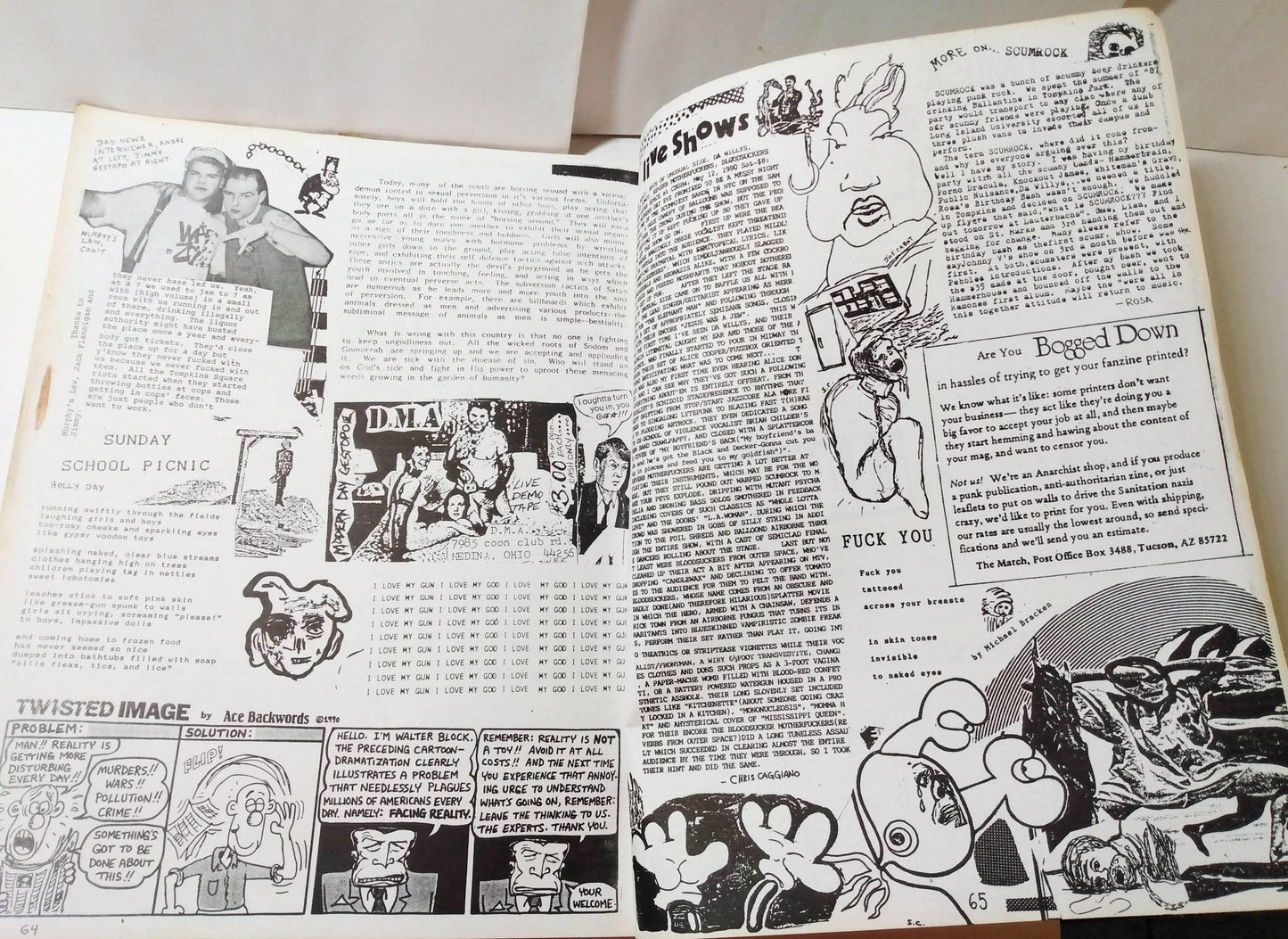 Bad Newz #14 Spring 1990 NYC Political Punk Fanzine Bob Z - TulipStuff
