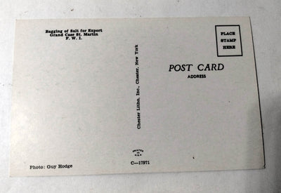 Bagging Salt For Export Grand Case St Martin French West Indies 1950's - TulipStuff