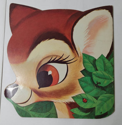 Walt Disney Presents The Bambi Book - A Golden Shape Book 1966 - TulipStuff