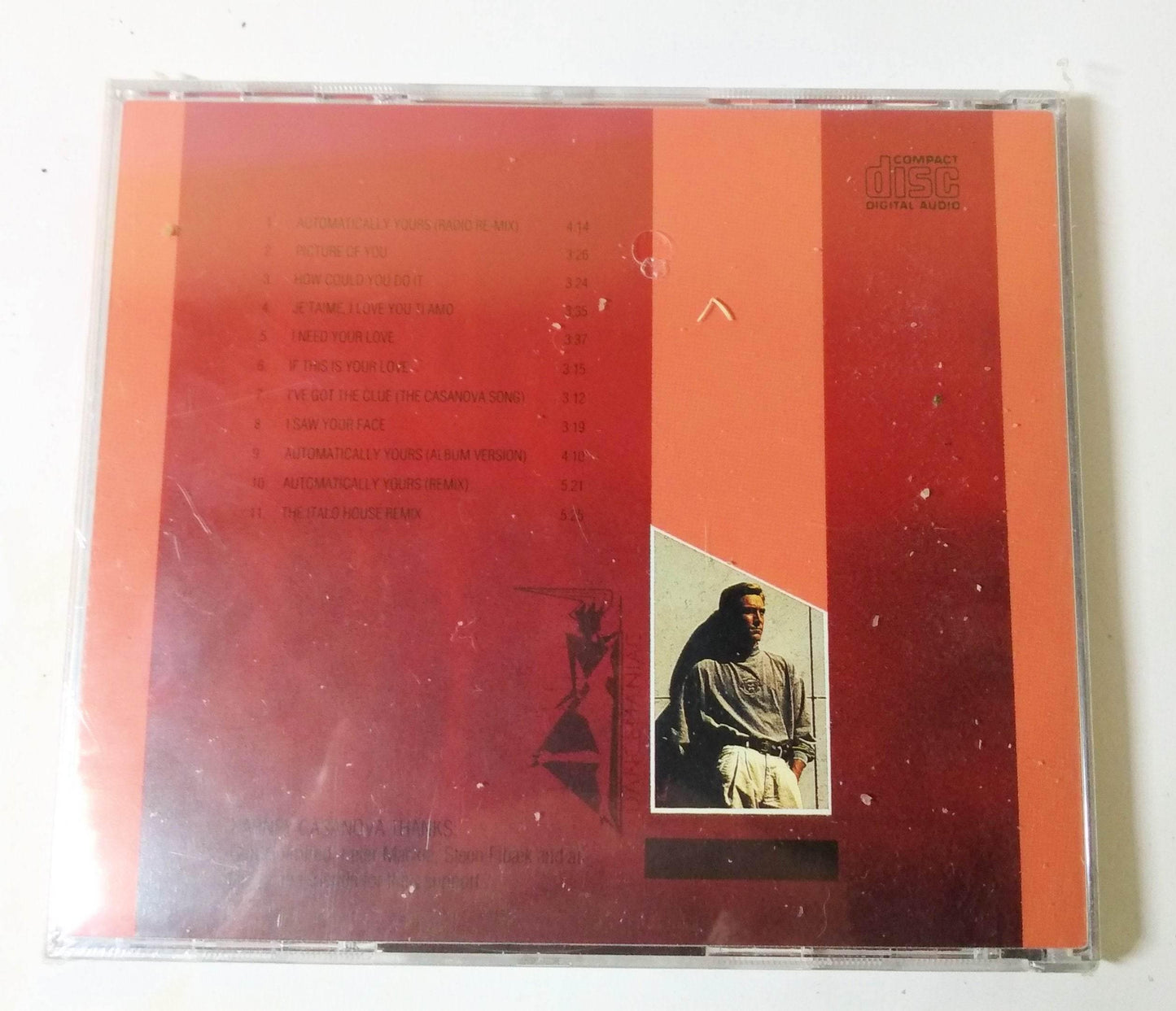 Barney Casanova Automatically Yours Italo House Dancemaniac CD 1990 - TulipStuff