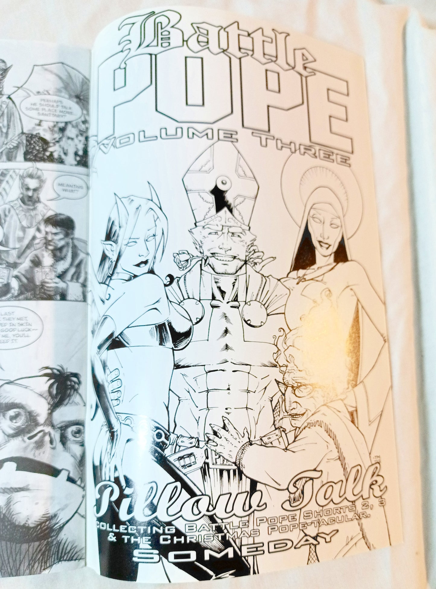Battle Pope Wrath Of God #3 Oct 2002 Funk-O-Tron Kirkman Invincible Ad - TulipStuff