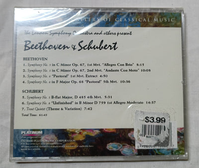 Gallery Of Classical Music Beethoven And Schubert Album CD 2000 - TulipStuff