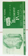 Load image into Gallery viewer, Albert Pick Belmont Plaza Hotel New York City 1967 Rate Tariff Sheet - TulipStuff
