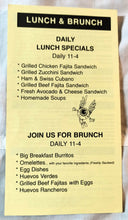 Load image into Gallery viewer, Benny's Burritos Cal Mex Restaurant Take Out Menu Avenue A NYC 1999 - TulipStuff