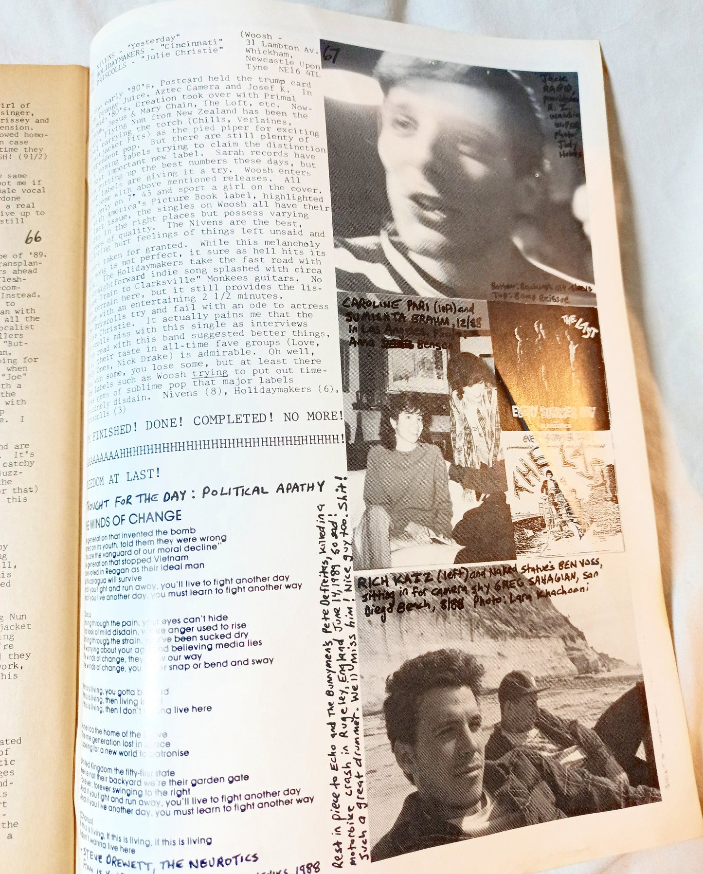 The Big Takeover #26 July 1989 Wipers Fugazi Chameleons DOA Punkzine - TulipStuff