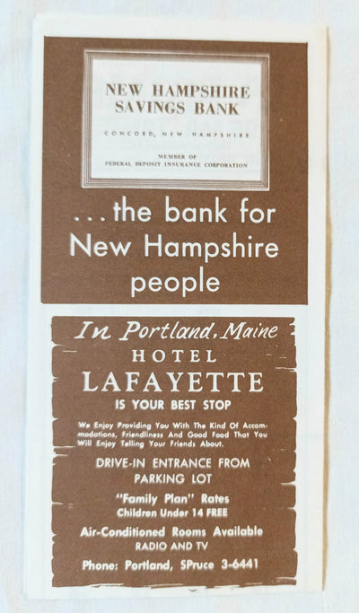 Boston & Maine Railroad 1959 Timetable Concord Manchester Boston - TulipStuff