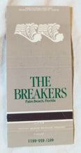 Load image into Gallery viewer, The Breakers Palm Beach Hotel Florida Matchbook Cover 1970's - TulipStuff