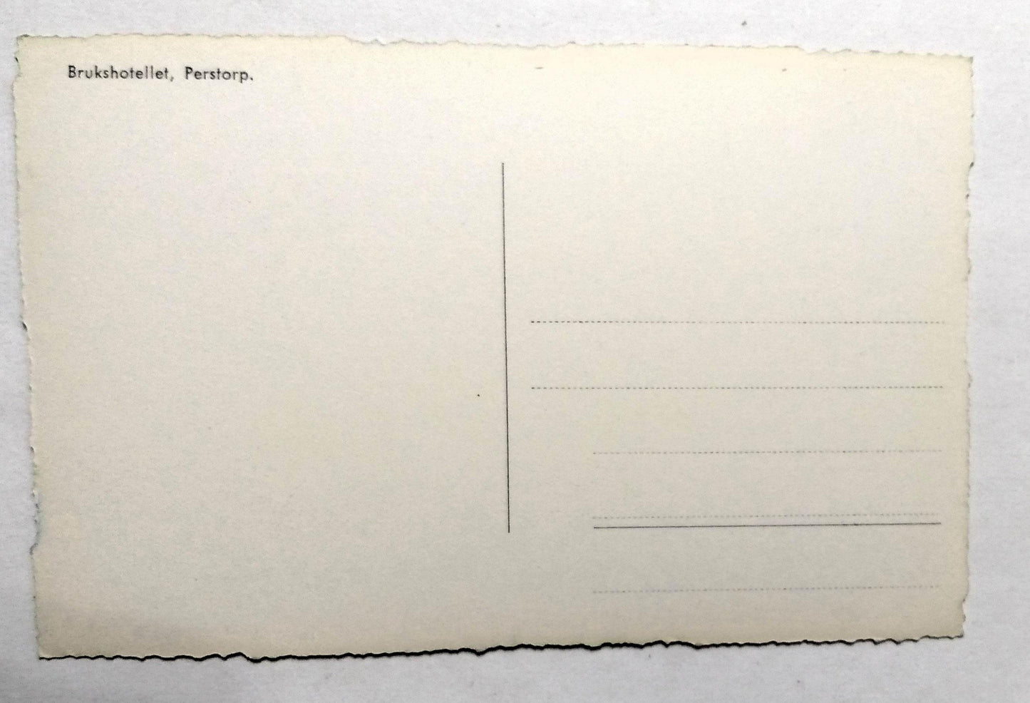 Brukshotellet Hotel Perstorp Sweden 1950's Postcard - TulipStuff