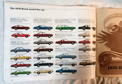 Buick 1976 Dealer Showroom Sales Brochure Buyer's Guide - TulipStuff