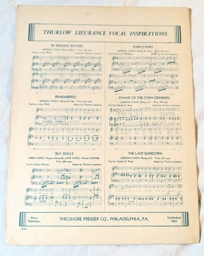 By The Waters Of Minnetonka Thurlow Lieurance Sheet Music 1921 - TulipStuff