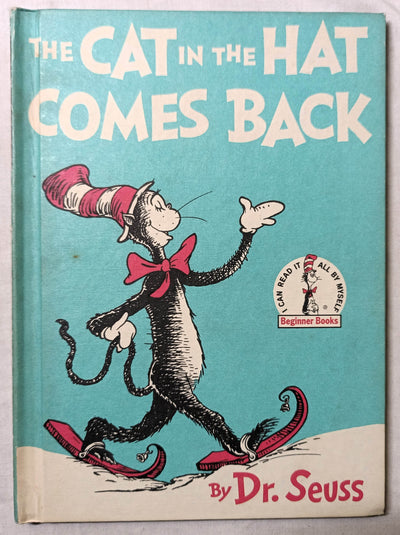 Dr Seuss The Cat In The Hat Comes Back Book Club Edition 1958 - TulipStuff