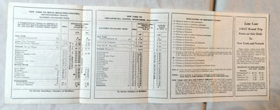Central Railroad of New Jersey (Jersey Central) NY PA Timetable 1965 - TulipStuff