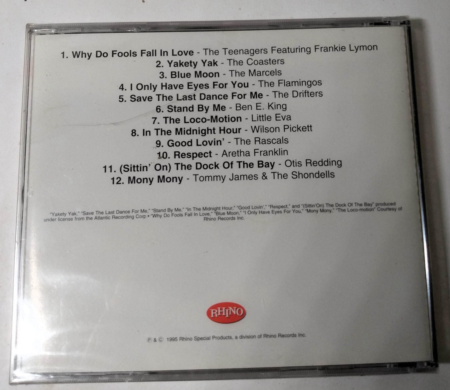 Class Reunion: History Of Rock-N-Roll Volume 1 Album CD Rhino 1994 - TulipStuff