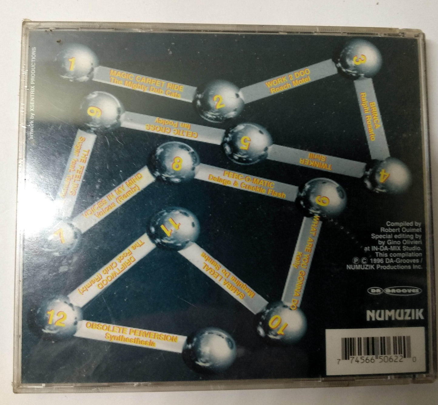 Da Grooves Presents Connected Rhythms House Techno CD Numuzik 1996 - TulipStuff