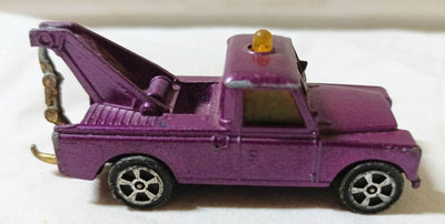 Corgi Juniors 31-B Land Rover Wrecker Tow Truck 1976 Purple - TulipStuff
