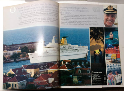 Costa Cruises World Renaissance Carla C Daphne 1983 Brochure - TulipStuff