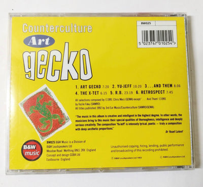 Counterculture Art Gecko Contemporary Jazz Post Bop Album CD 1993 - TulipStuff