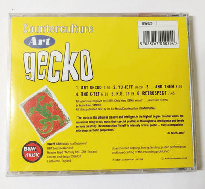 Counterculture Art Gecko Contemporary Jazz Post Bop Album CD 1993 - TulipStuff