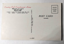 Load image into Gallery viewer, Country Club Convalescent Home Santa Ana California 1960's Postcard - TulipStuff