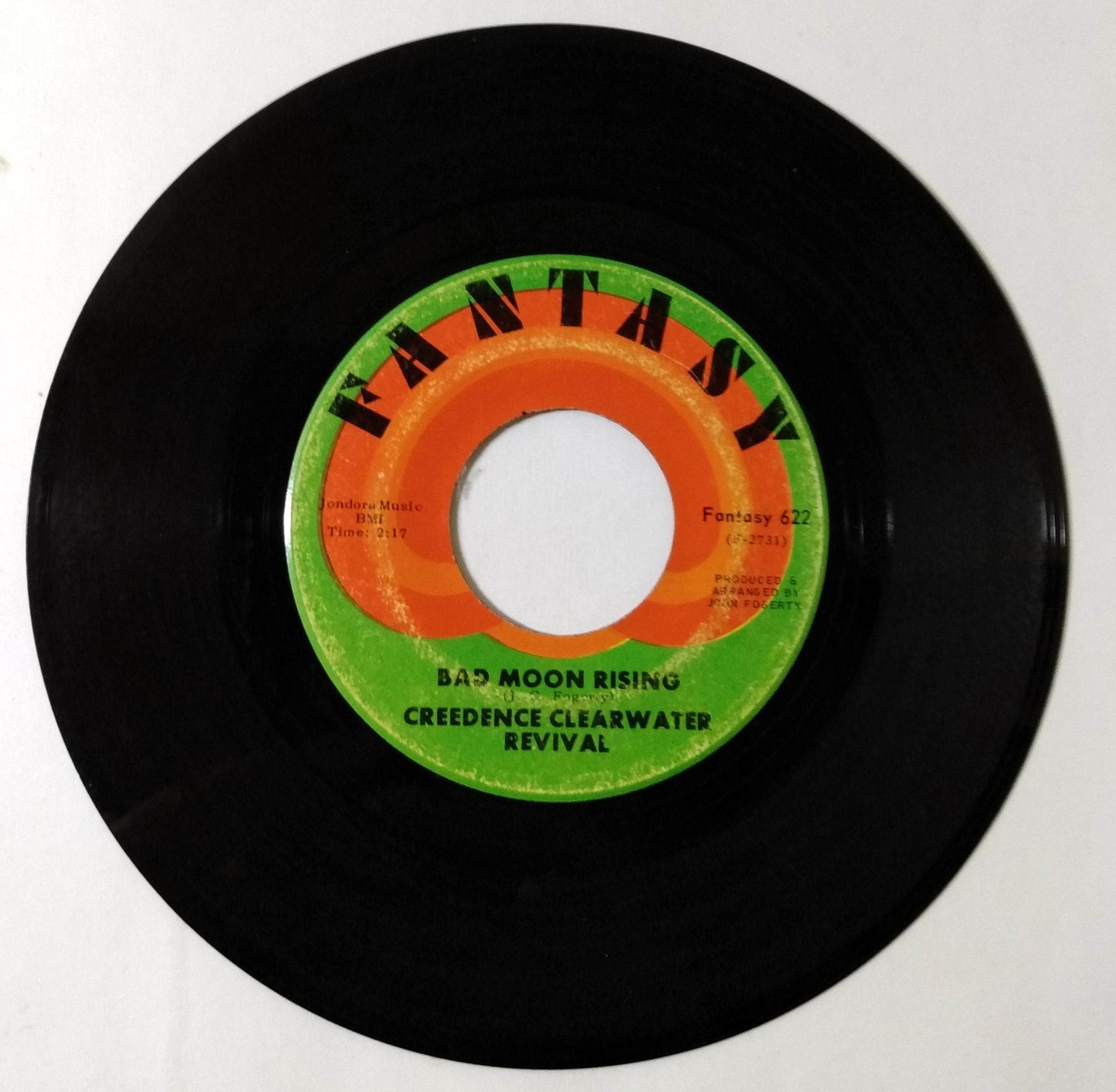 Creedence Clearwater Revival - Bad Moon Rising / Lodi Vinyl 7" 1969 - TulipStuff