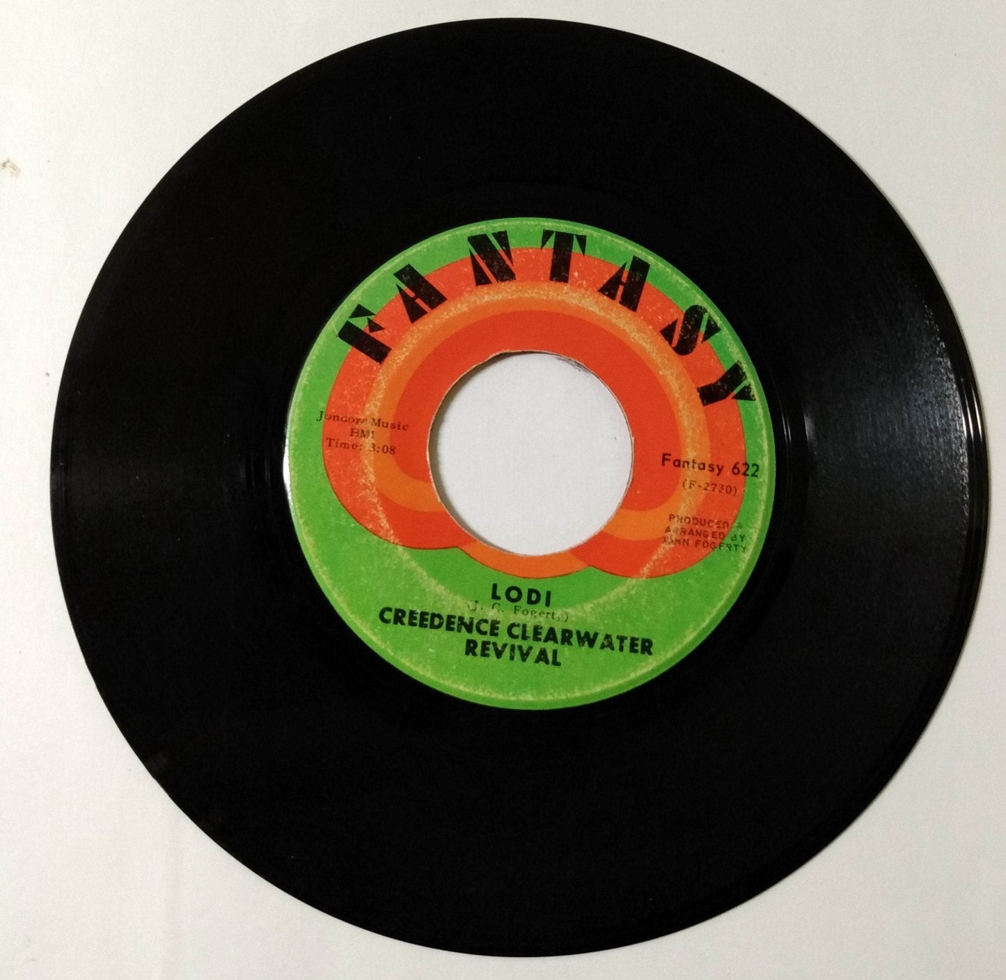 Creedence Clearwater Revival - Bad Moon Rising / Lodi Vinyl 7" 1969 - TulipStuff