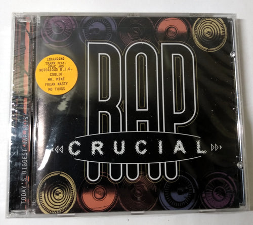 Crucial Rap Compilation Album CD 1998 2Pac Coolio Naughty By Nature - TulipStuff
