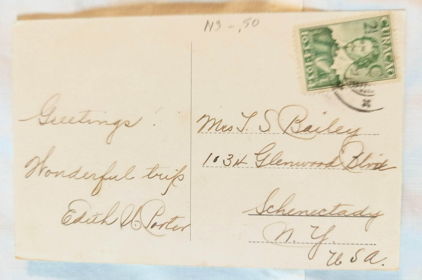 Curacao Stadsschouwburg Muncipal Theater (Roxy) Pietermaai 1934 - TulipStuff