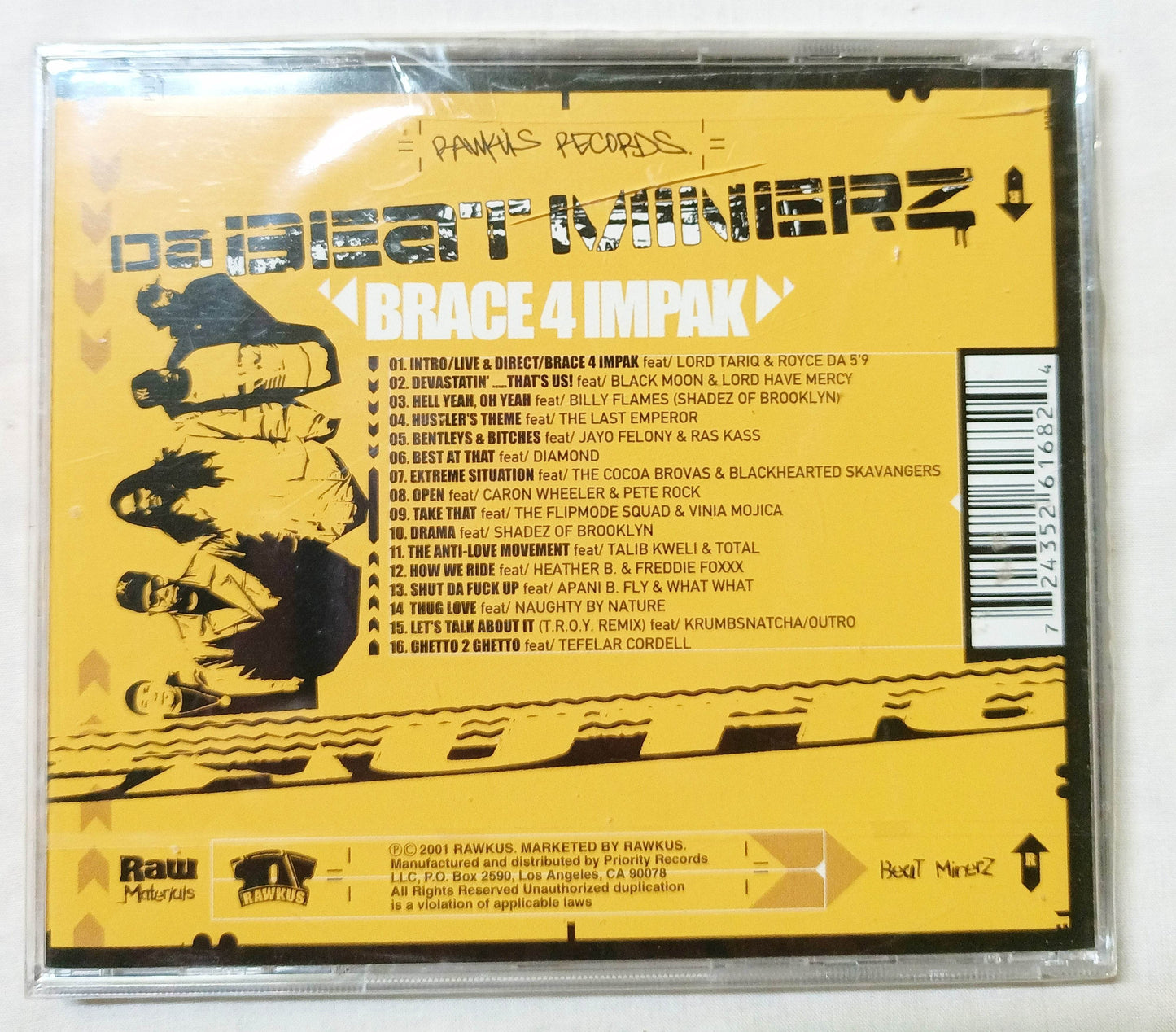 Da Beatminerz Brace 4 Impak Brooklyn Hip Hop Album CD 2001 - TulipStuff