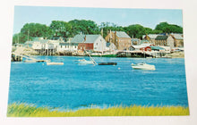 Load image into Gallery viewer, Damariscotta Maine Harbor Scene Boats 1960's Vintage Postcard - TulipStuff