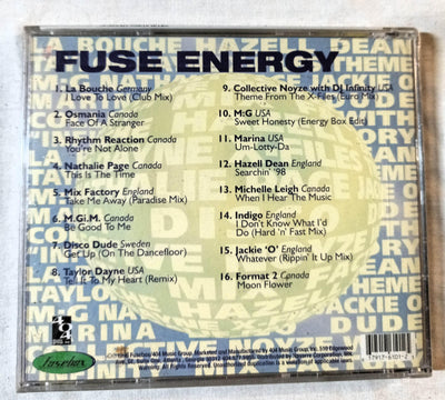 DMA Dance Music Authority Fuse Energy Euro House Comp CD 1998 - TulipStuff