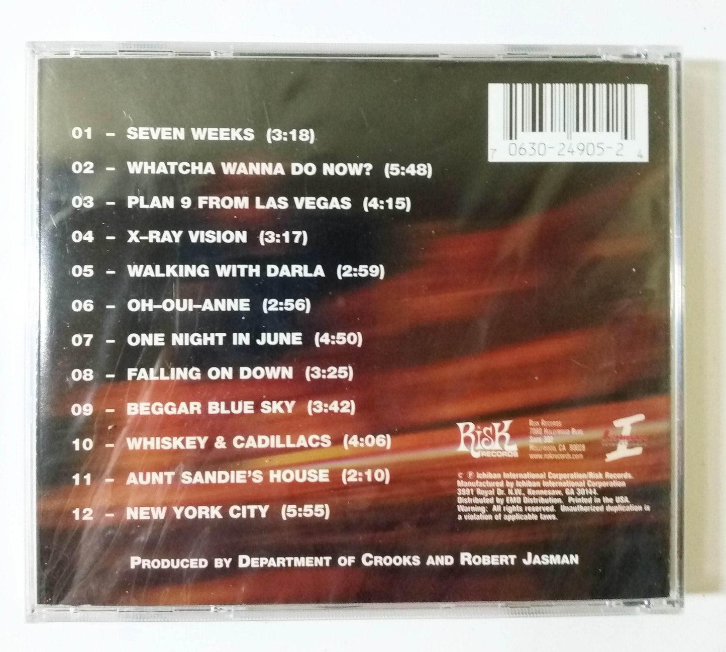 Department Of Crooks Plan 9 From Las Vegas Indie Rock Album CD 1997 - TulipStuff
