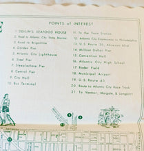 Load image into Gallery viewer, Devlin's Seafood House Placemat Boardwalk Atlantic City NJ 1966 - TulipStuff