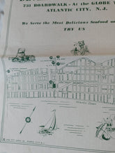 Load image into Gallery viewer, Devlin's Seafood House Placemat Boardwalk Atlantic City NJ 1966 - TulipStuff