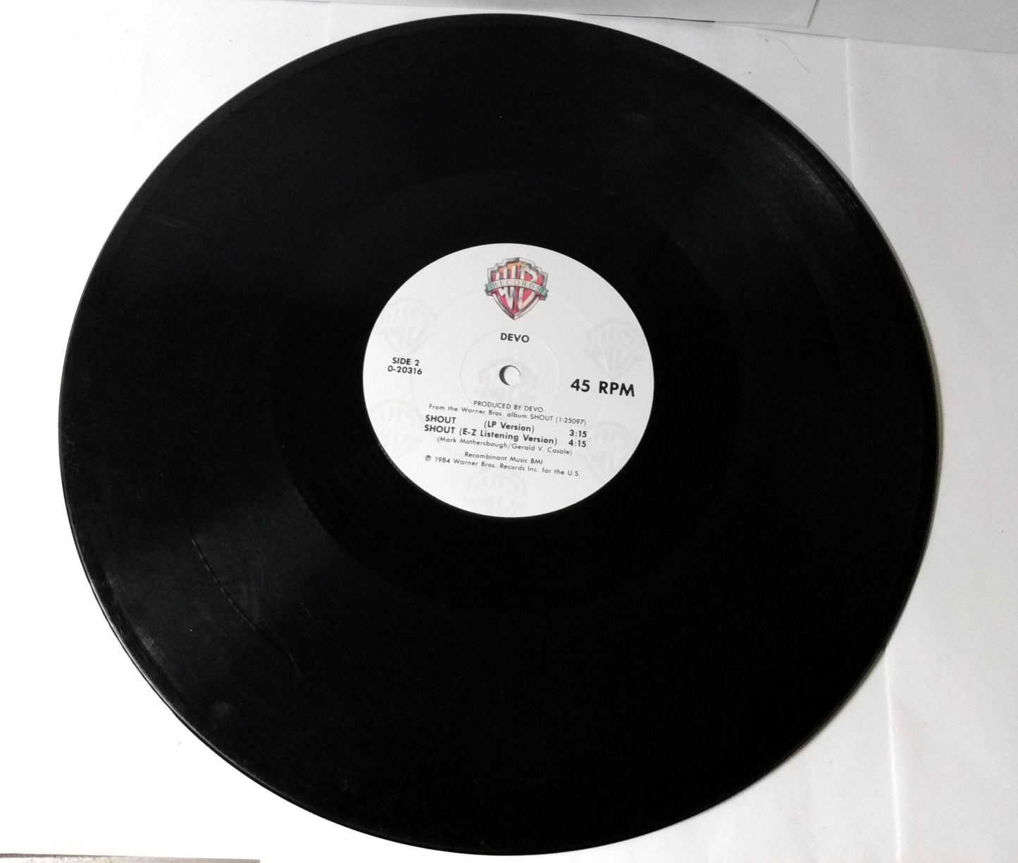 Devo Here To Go New Wave 12" 45rpm Maxi-Single Vinyl Record 1985 - TulipStuff